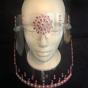 Blinged face shield